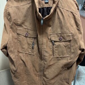 Dockers Lara Brown bomber jacket. Large